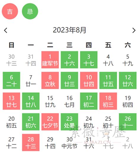 胎神位置2023|2023年8月黄道吉日一览表(2023年8月每日胎神方位查询)